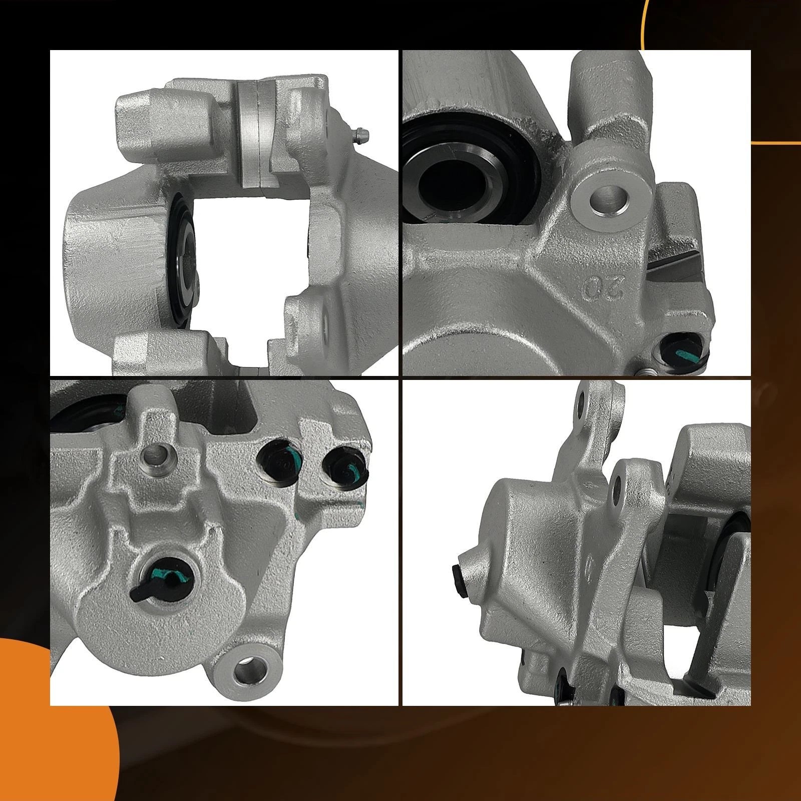 Rear Brake Caliper Kit for Mercedes-Benz CLK430 (2000–2003)