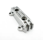 Fuel Distribution Log Block for Hot Rods Polished Straight Finned (2-Port)