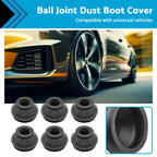 6x Black Rubber Ball Joint Dust Boot Covers for Universal (2002–2019)
