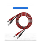Dual Banana Test Connector Set of 2 Nickel Plated Copper 4mm