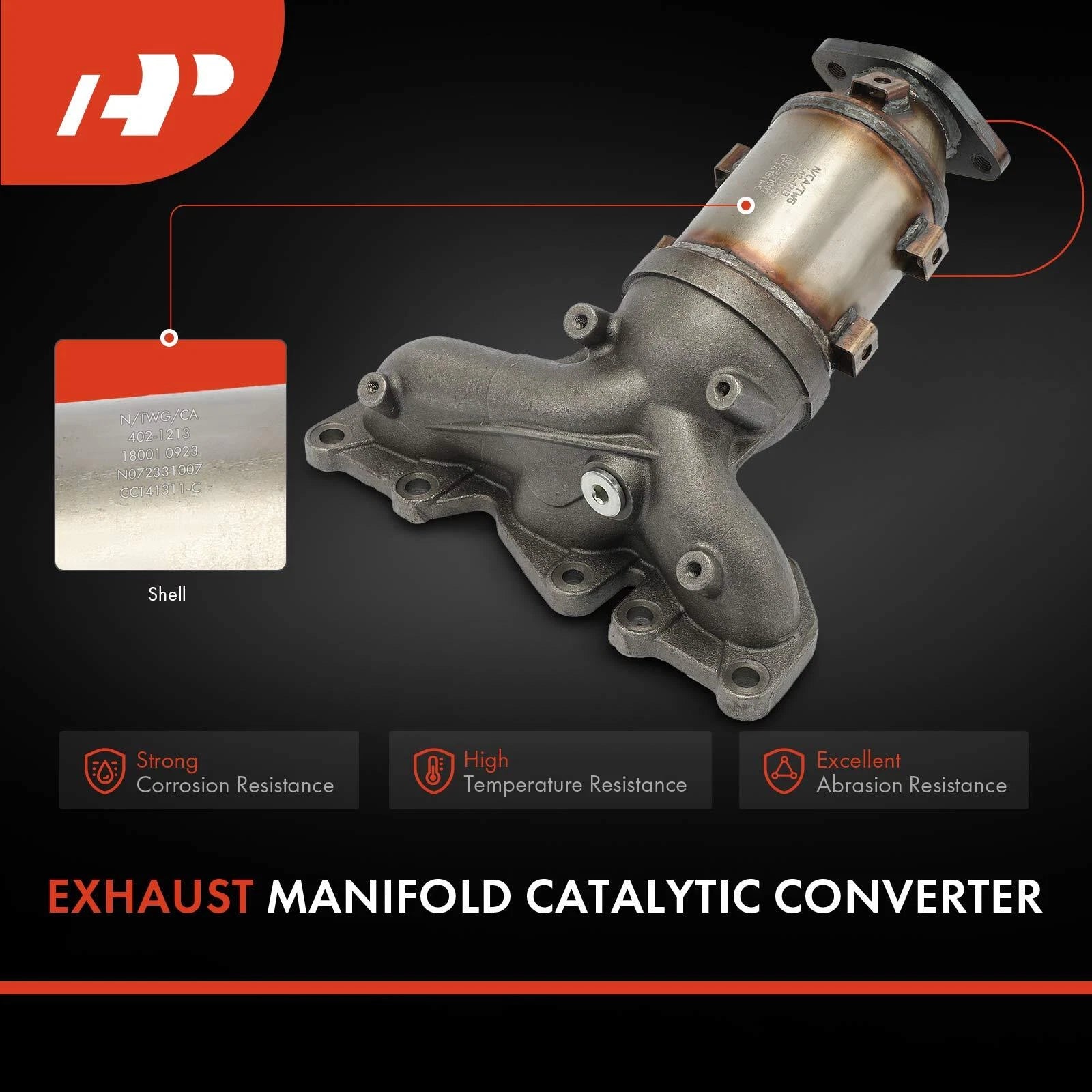 Front Right Catalytic Converter for Hyundai Sonata (2006-2007)