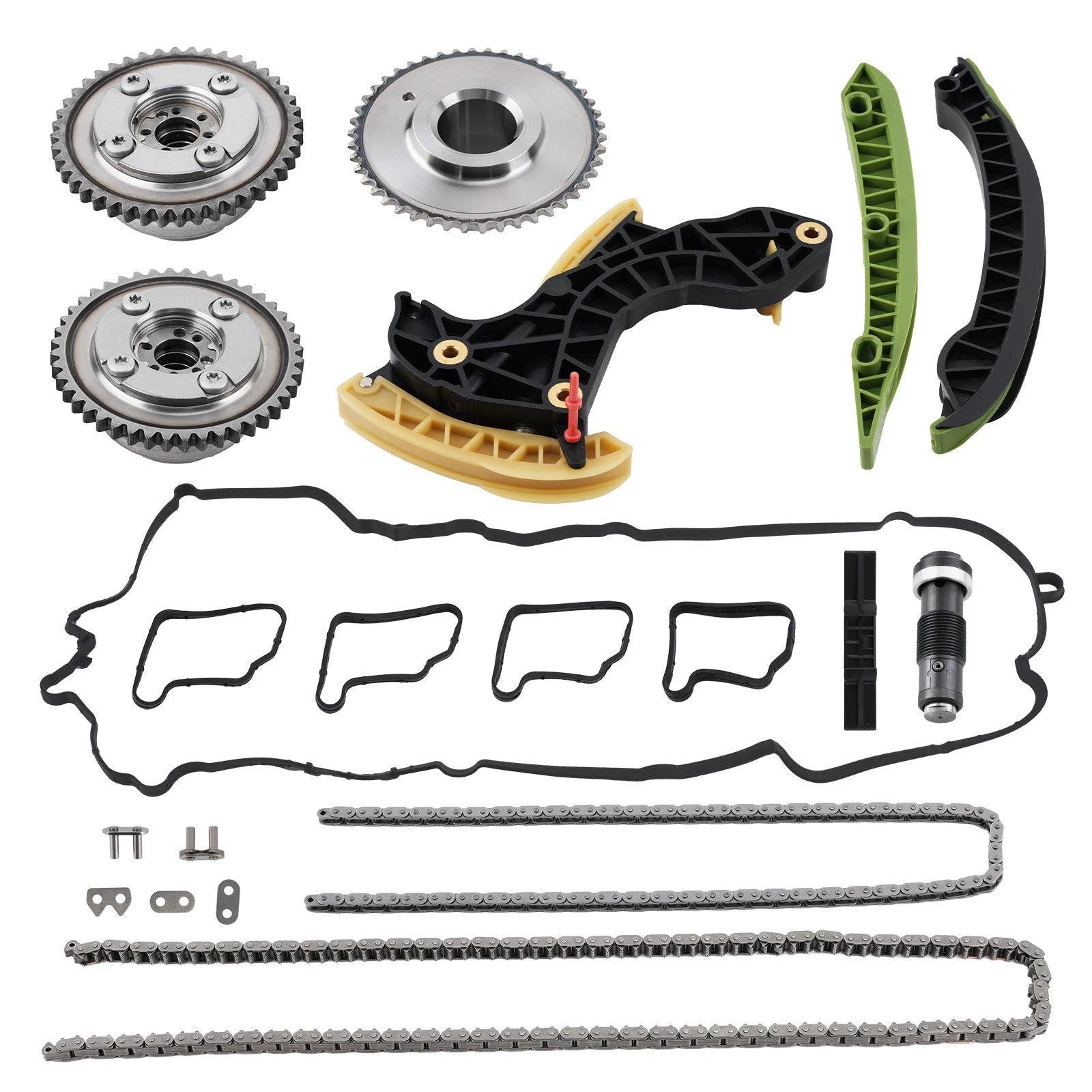 Timing Chain Kit and Tensioner for Mercedes W204 W212 C/E (200–250)