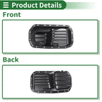 1 Pc Engine Oil Pan No.2151026010 for Hyundai Accent (1994–2000) Iron Black