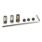3X 3.175MM to 5MM Conversion Sleeve & Grub Screws with L-Allen Key for RC Motor