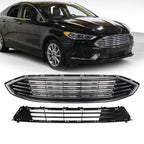 Chrome Front Bumper Grille Assembly for Ford Fusion (2017–2018)