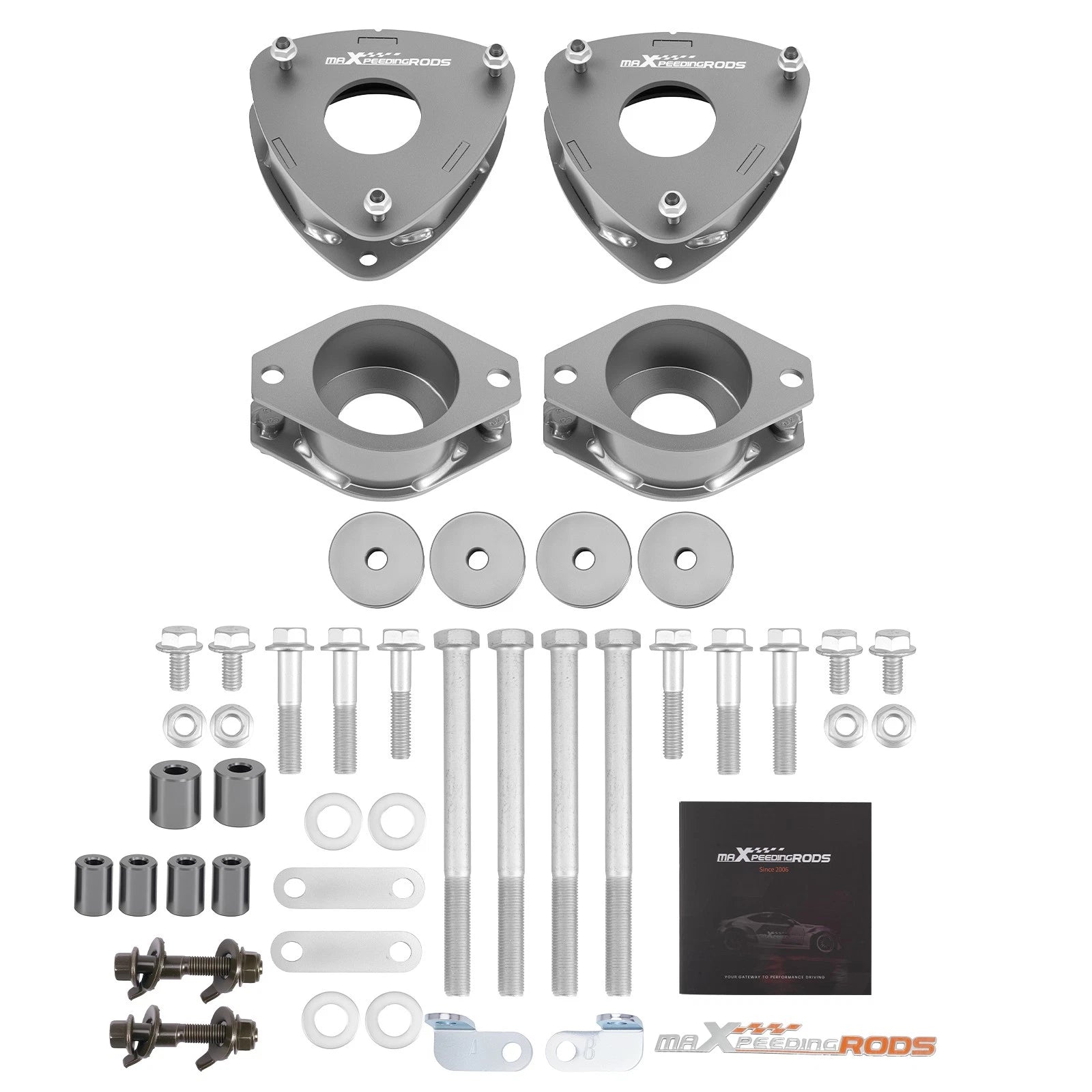 2" Lift Spacer Kit for Subaru Forester (2009–2013) F&R Powder Coated Steel