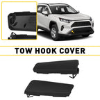 2X Front Bumper Tow Hook Cover Cap for Toyota RAV4 (2019–2022)