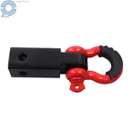 2" Receiver Shackle Hook with 3/4" D Ring for Off-Road Recovery