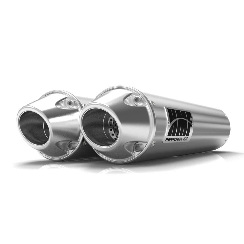 HMF Performance Dual Slip On Exhaust for Polaris RZR XP Turbo (2016–2023)