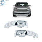 Set of 2 Front Fog Light Trim Covers for Ford Flex (2009-2012) Chrome