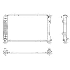 Replacement Plastic/Aluminum Radiator (See compatibility Chart)