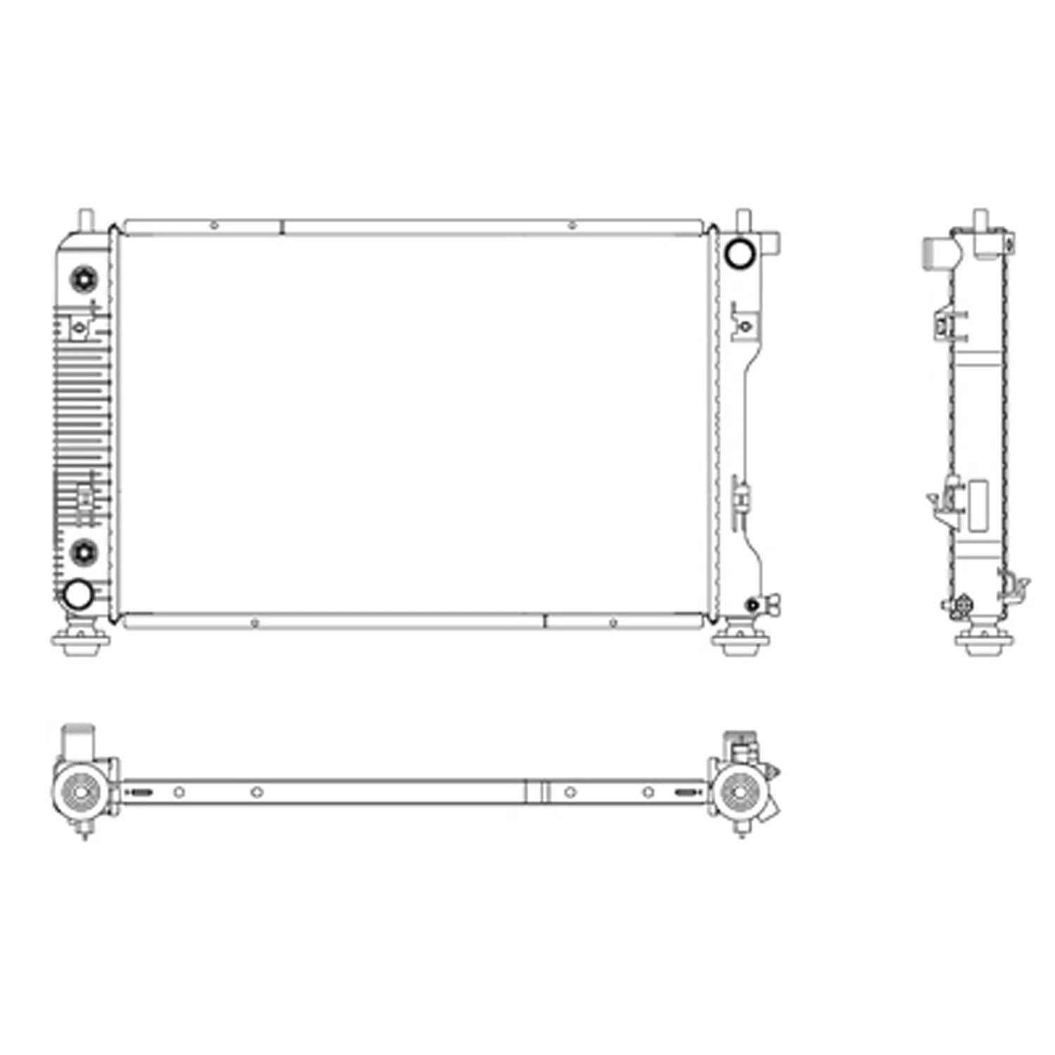 Replacement Plastic/Aluminum Radiator (See compatibility Chart)