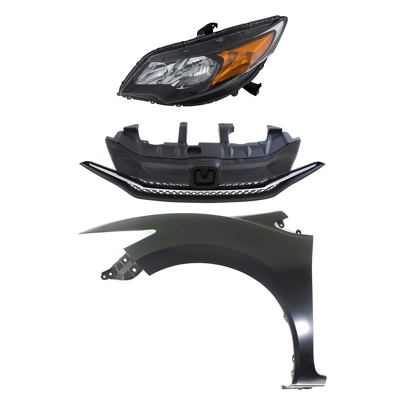 Fender Kit for Honda Civic Coupe (2014–2015) Primed