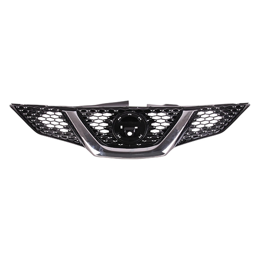 Replacement Black Chrome/Painted ABS Front Grille for 2017 Nissan Qashqai