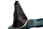 Leather Manual Shift Boot for Acura RSX (2002–2006) Purple Stitch