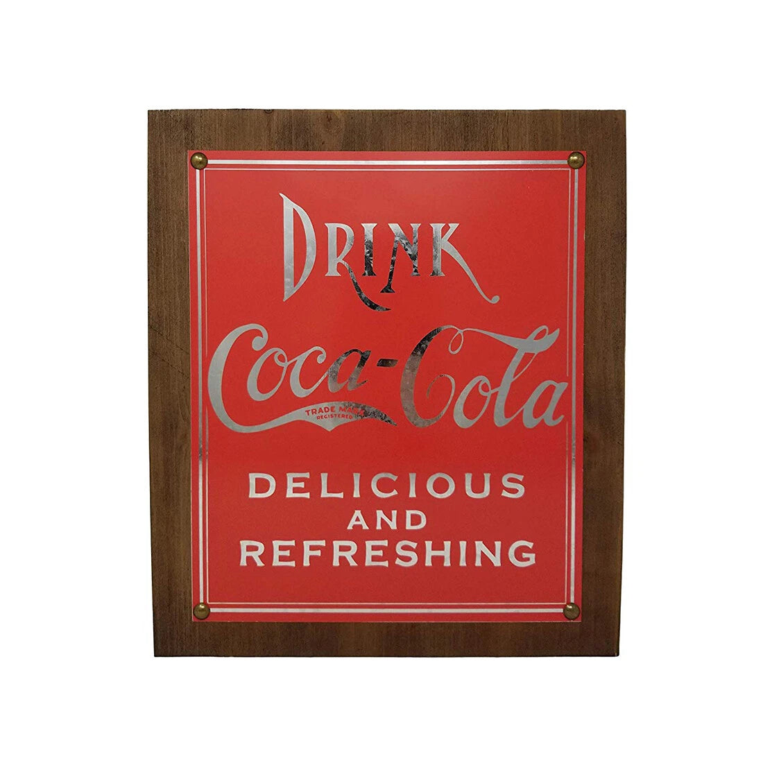 Coca-Cola Boxtop Metal Sign for Framed Display (14" x 12")