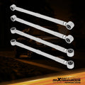 Set of 4 Adjustable Rear Camber Control Arms for Mini Cooper (2002–2013)