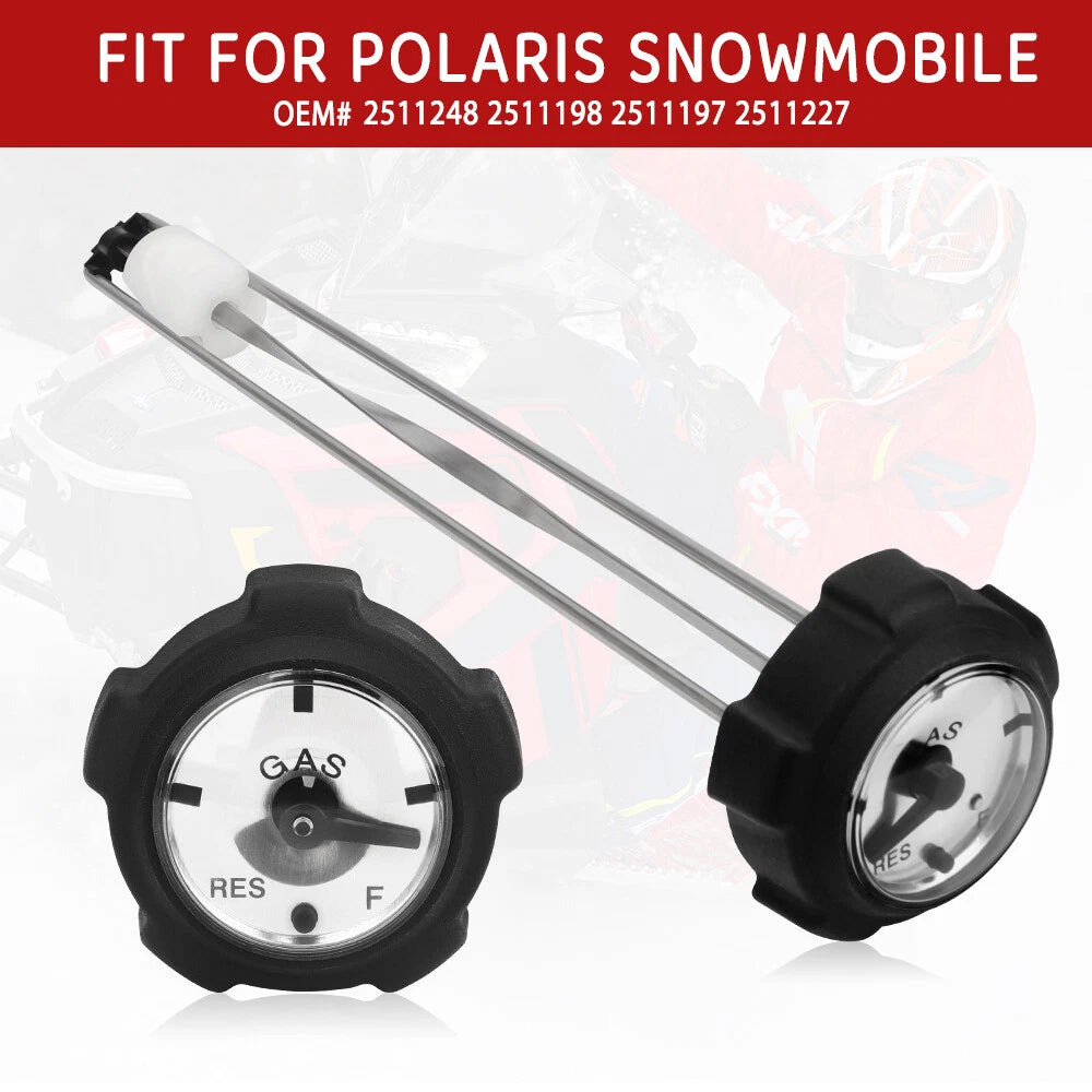 Fuel Gauge Gas Cap for Polaris Snowmobile 440 500 600 650 700 (2511248 2511198)