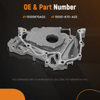 Oil Pump Assembly for Honda Accord Crosstour Odyssey Pilot (2008–2017)