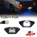 2X 6000K LED License Plate Lights for Chevrolet Corvette (C3-C6)