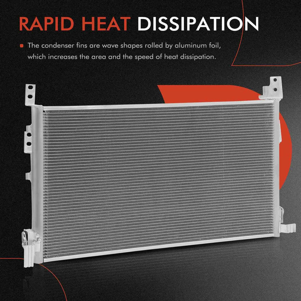 A/C Condenser with Bracket for Toyota RAV4 Prime (2021–2022) L4 2.5L SUV