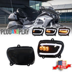 Smoked LED Signal Lights for Honda Goldwing 1800 F6B (2001–2017)
