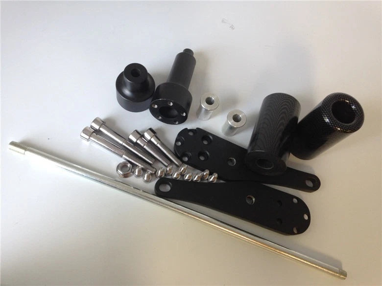 No Cut Frame Slider Protector for Kawasaki ZX10R (2006–2007) Carbon