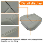 Driver Bottom Seat Cover for Toyota Sequoia Limited SR5 (2000–2004) Gray Leather
