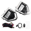 Pair Fog Lights for GMC Sierra 1500 Denali (2019–2022) W/ Bezels LH+RH