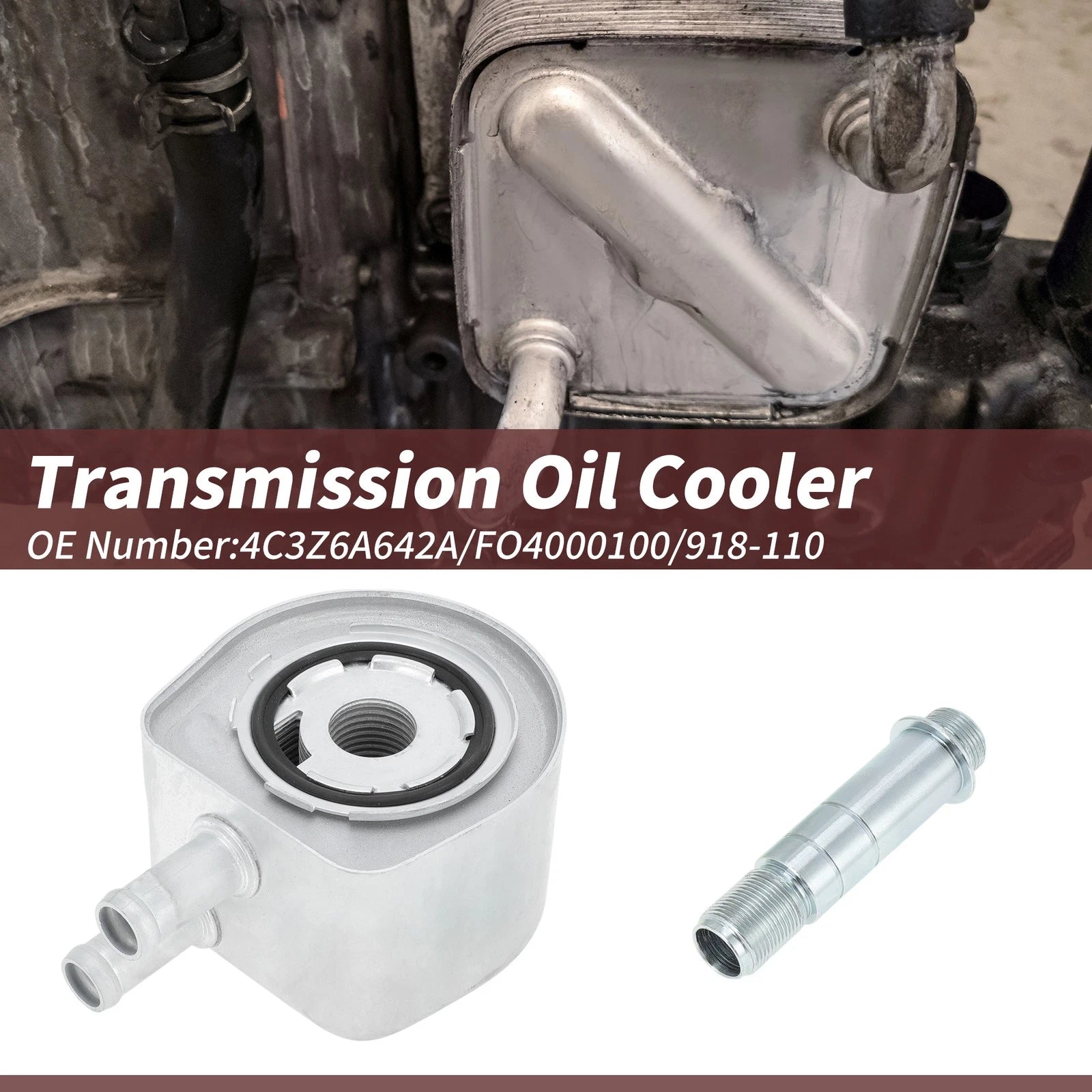 Engine Oil Cooler for Ford F150 F250 F350 F450 F550 Excursion (2004–2010) No. 4C3Z6A642A