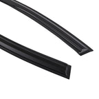 Set of 4 Window Visor Guards for Hyundai Sonata (2015–2019) Black