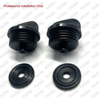 2Pcs Water Flush Plug with Gasket for Suzuki 150HP-300HP (17913-93J00, 17914-93J00)