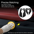 Car Door Anti Kick Pad Sticker Protector for Honda Fit (2014-2019) Black 1 Set