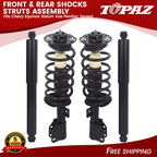 Set of 4 Shocks Struts Assembly for Chevy Equinox Saturn Vue Pontiac Torrent (2005–2010)