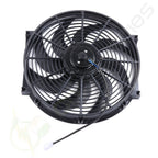 2X 14" Radiator Condenser Cooling Fan for GMC Envoy Savana Yukon (2002–2009)