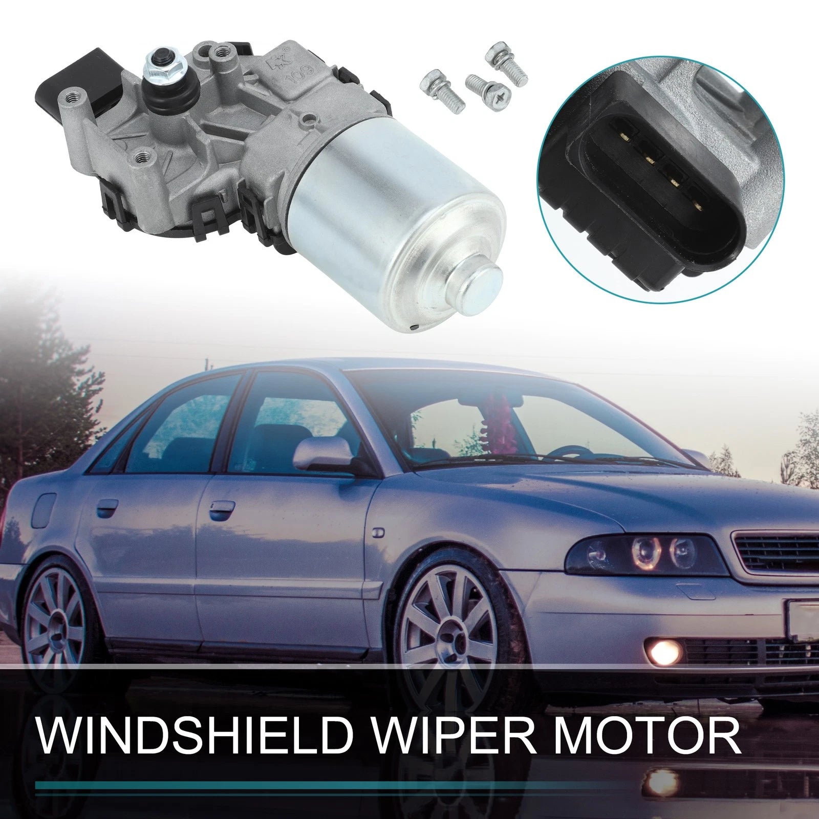 Front Windshield Wiper Motor for Audi A4 B5 Avant (1994–2001) No. 8E1955119