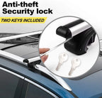 Set of 2 Roof Rack Cross Bars for Car Top Cargo Luggage (53")