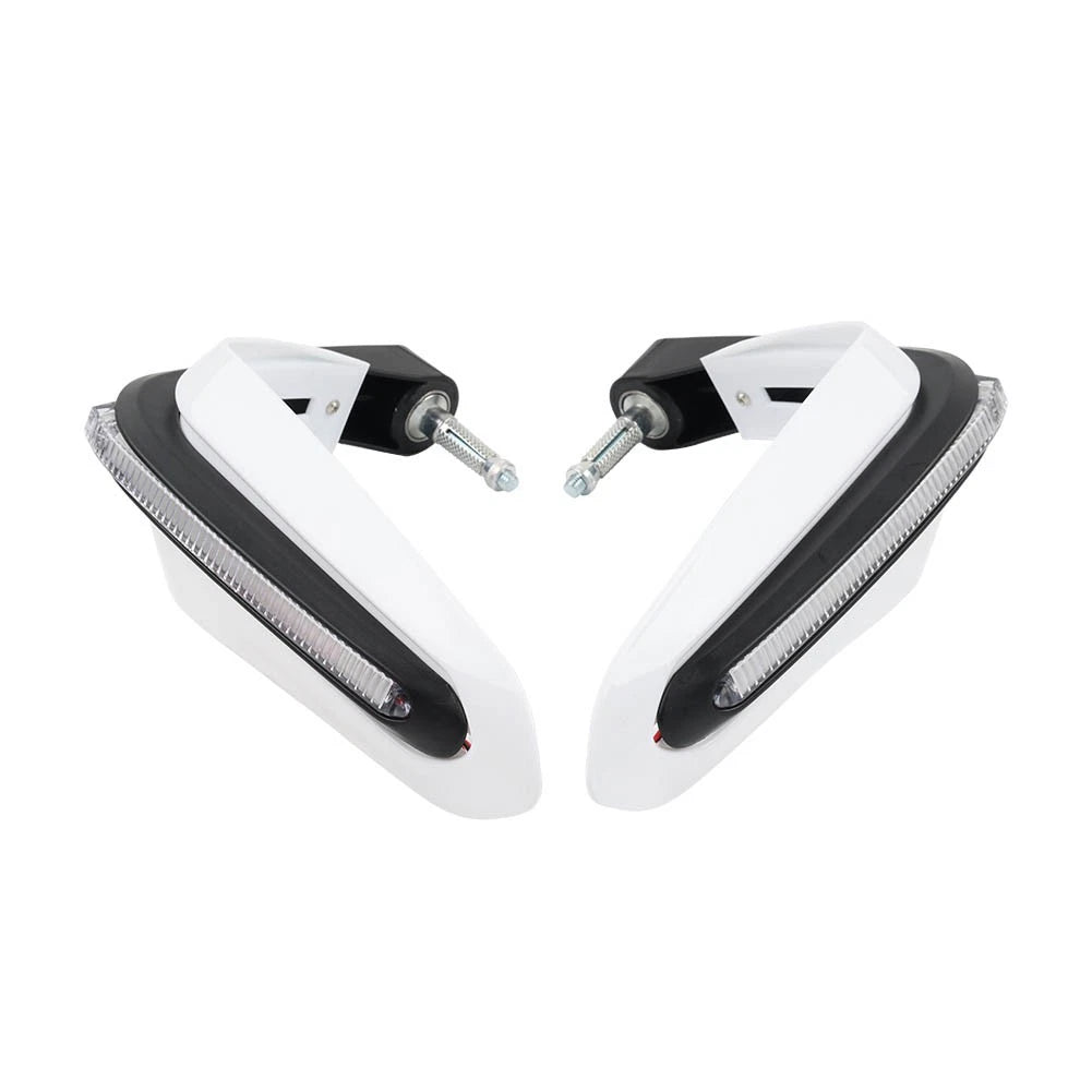Set of 2 Universal 7/8" Handguards with LED Light for Dirt Bike ATV