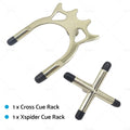 Set of 4 Cue Rest Cross Spider Jiggers for Pool Snooker Billiards