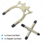 Set of 4 Cue Rest Cross Spider Jiggers for Pool Snooker Billiards