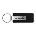 Black Leather Keychain - Officially Licensed for Dodge Journey