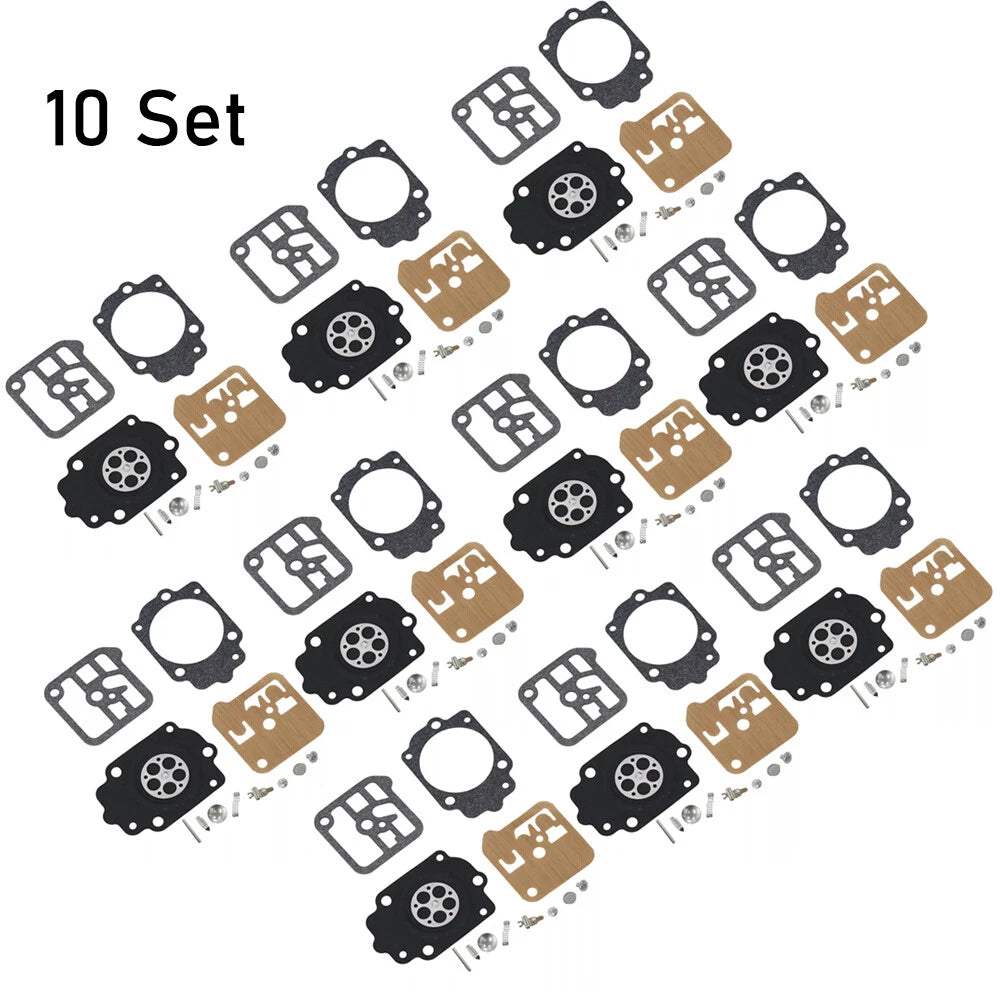 Set of 10 Carburetor Diaphragm Parts for Stihl 038, Wacker BH23, Tillotson RK-1HE