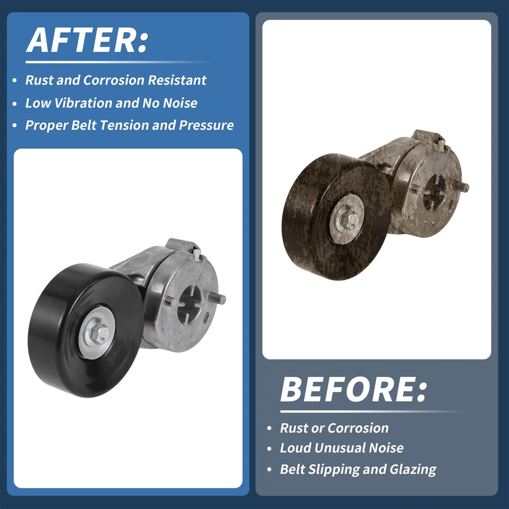 Belt Tensioner for Ford Escort (1997–2002) No. 89003342, F7CE6B209AF Metal