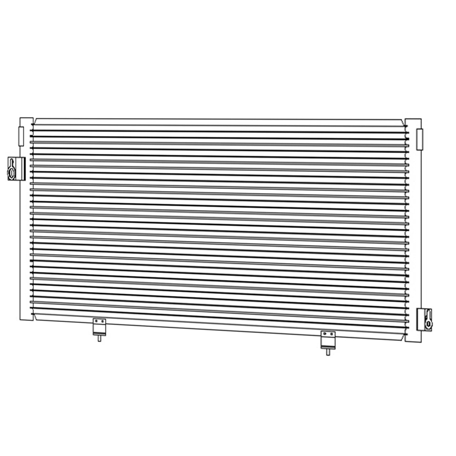 Replacement A/C Condenser Repair Part for Subaru Baja (2003–2006)