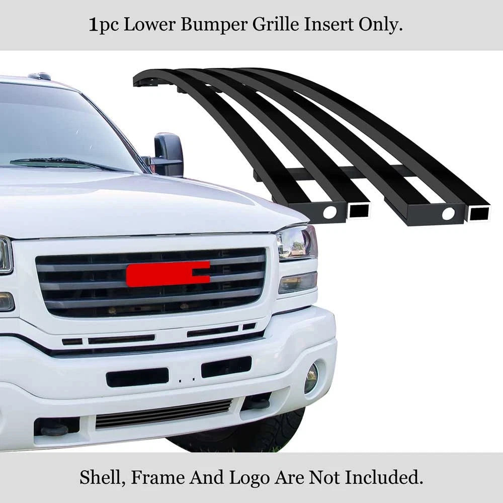 Lower Black Billet Grille for GMC Sierra 1500/2500/3500 (2003-2006)