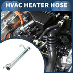 Heater Hose for Dodge Grand Caravan (1989-2020) Metal Silver Tone
