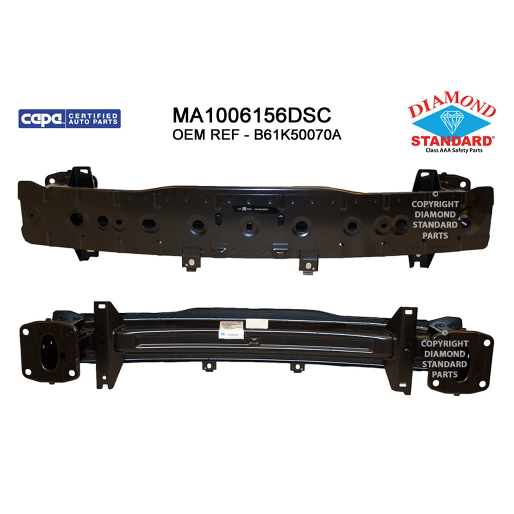 Replacement Steel Front Bumper Impact Bar for Ford Ranger (2011–2018)