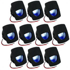 10X LED Companion Way Light for Marine Courtesy (Square, Blue)