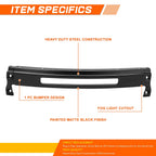 Front Bumper Face Bar for GMC Sierra 1500 (2007–2013) w/ Fog Light Holes