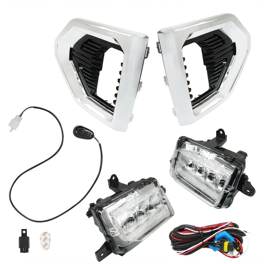 LED Fog Lights for GMC Sierra 1500 AT4/Denali/SLT (2019–2021) Pair
